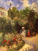 Camille Pissarro The garden of Pontoise oil on canvas